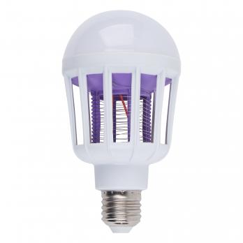 LED-А75-10W-6500К-E27-FR-MKL Лампа-ловушка светодиодная для летающих насекомых. матовая. 2 режима: 6500K+UV и UV. TM Volpe