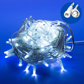 ULD-S1000-120-TWK WHITE IP67 Гирлянда светодиодная с эффектом мерцания. 10м. Соединяемая. 120 светодиодов. Белый свет. Провод белый. TM Uniel.