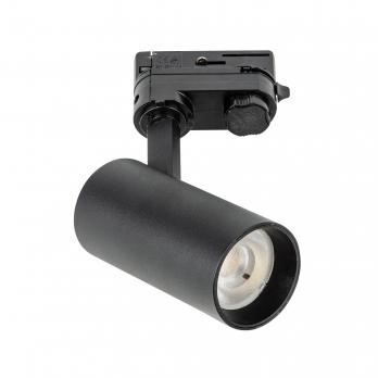 ULB-T55-30W-4000K BLACK Светильник-прожектор светодиодный трековый. 2700 Лм. Белый свет 4000К. Корпус черный. ТМ Uniel
