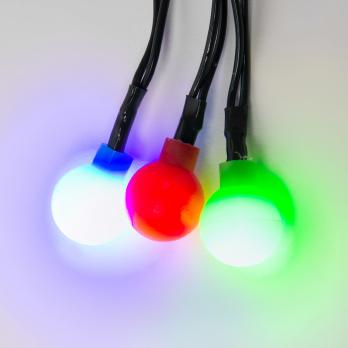 ULD-S0280-020-DGA MULTI IP20 COLORBALLS Гирлянда светодиодная с контроллером Разноцветные шарики. 20 светодиодов. длина 2.8 м. цвет свечения разноцветный. IP20. провод зеленый. упаковка- картон.