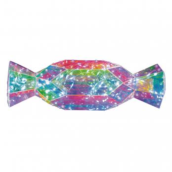 ULD-R510 3АА CANDY Светильник декоративный Конфета. на батарейках 3AA не в-к. 100 светодиодов. Белый свет. Цвет корпуса радужный. TM Uniel