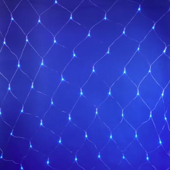 ULD-N2520-240-DTA BLUE IP20 Сетка светодиодная с контроллером. 240 светодиодов. 2.5х2 м. синяя. IP20. провод прозрачный