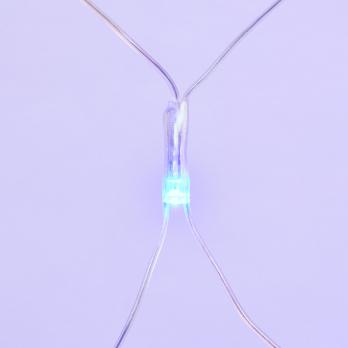 ULD-N2520-240-DTA BLUE IP20 Сетка светодиодная с контроллером. 240 светодиодов. 2.5х2 м. синяя. IP20. провод прозрачный