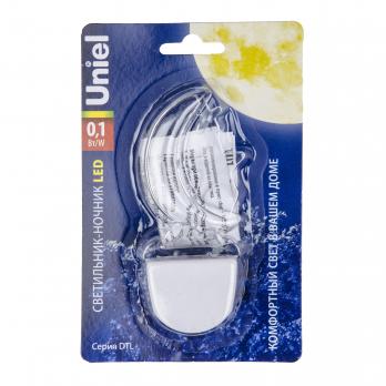 DTL-315 Месяц-White Светильник-ночник. Без выключателя. Белый. ТМ Uniel