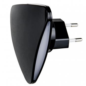 DTL-320 Треугольник-Black-Sensor Светильник-ночник. С фотосенсором день-ночь. Черный. ТМ Uniel