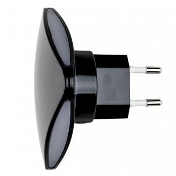 DTL-320 Треугольник-Black-Sensor Светильник-ночник. С фотосенсором день-ночь. Черный. ТМ Uniel